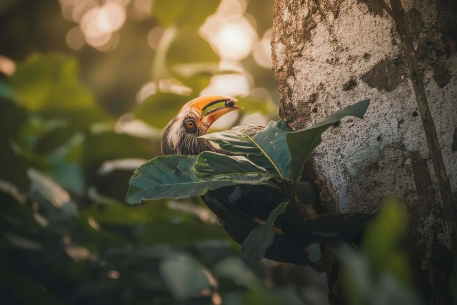 Great Hornbill Spotting in Vazhachal